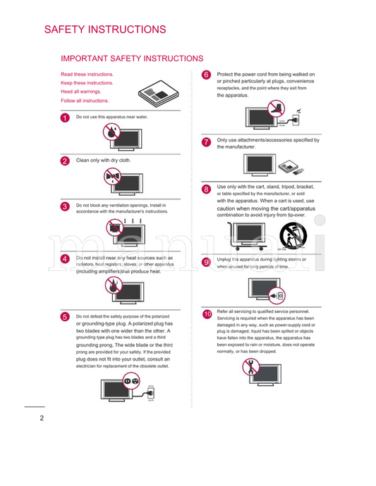 LG 37LD320H (156 pages) TV Operating Manual