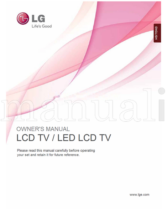 LG 37LE5300 (220 pages) TV Operating Manual