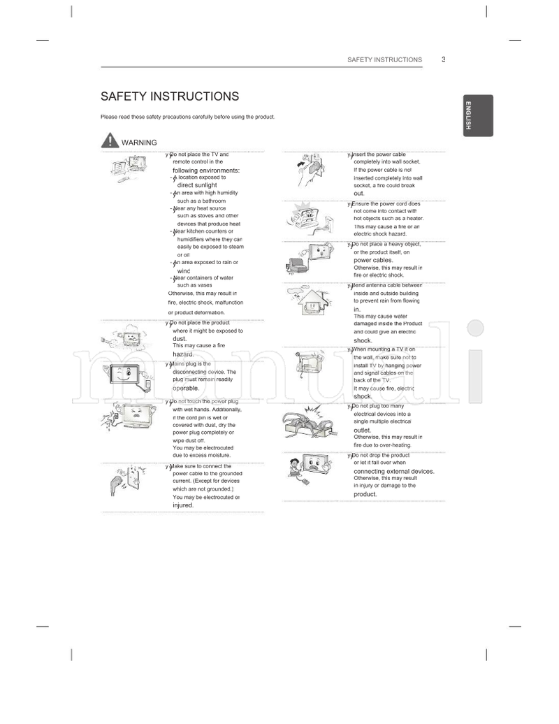 LG LN54** LN56** LA61** MFL67725401 (36 pages) TV Operating Manual