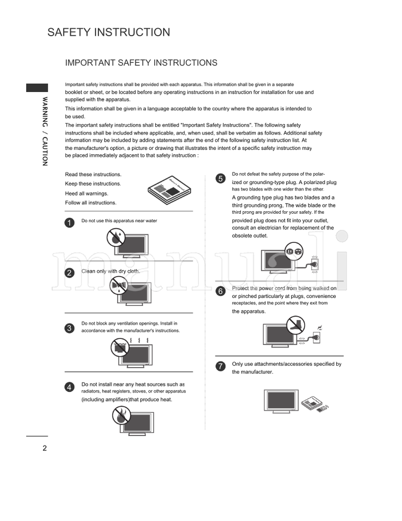 LG 820-40 (81 pages) TV Operating Manual