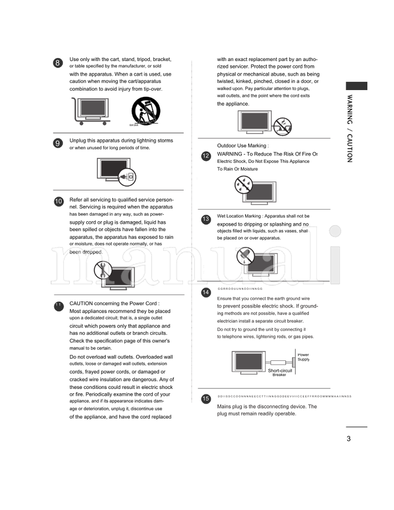 LG 820-40 (81 pages) TV Operating Manual