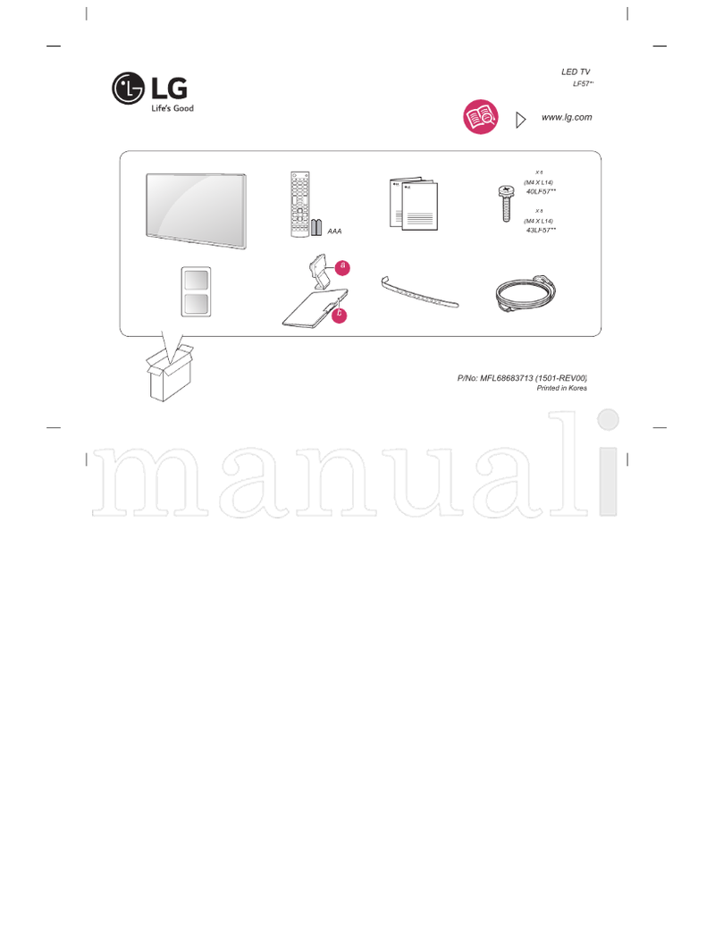 LG LF57** 40LF57** 43LF57** MFL68683713 (43 pages) TV Operating Manual