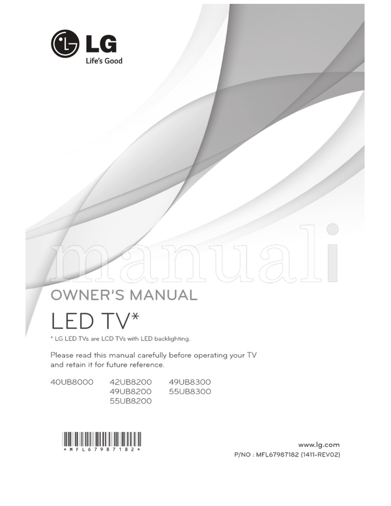 LG 40UB8000 42UB8200 49UB8200 55UB8200 49UB8300 55UB8300 (72 pages) TV Operating Manual