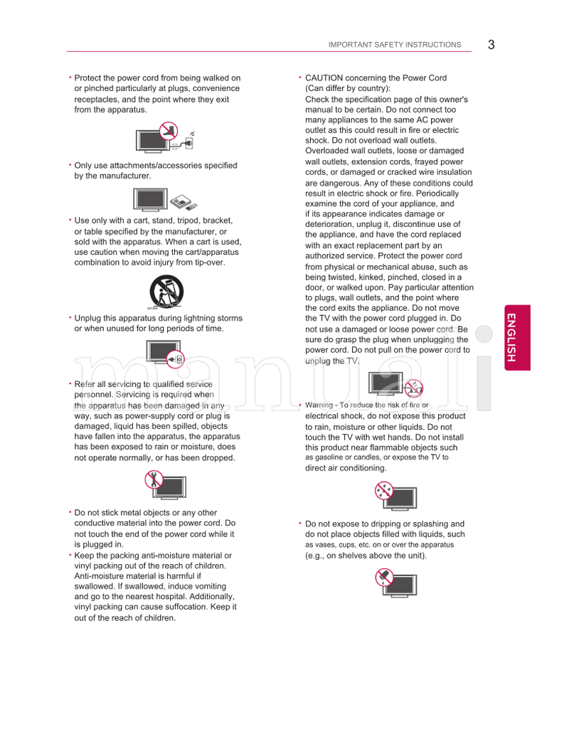 LG 40UB8000 42UB8200 49UB8200 55UB8200 49UB8300 55UB8300 (72 pages) TV Operating Manual