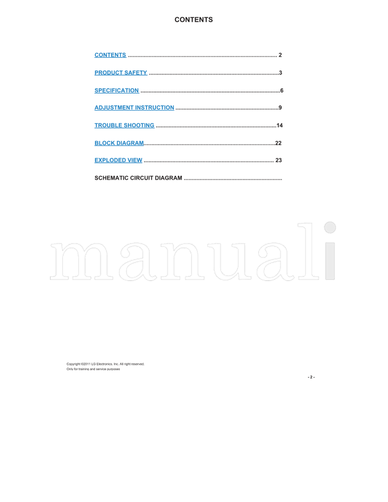 LG LD01M 42CS560 MFL67360731 42CS560-ZD (41 pages) TV Service Manual
