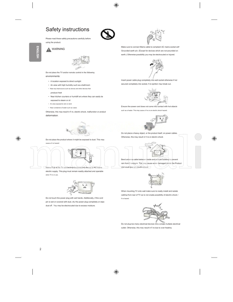 LG *MFL68662431* MFL68662431 (260 pages) TV Operating Manual