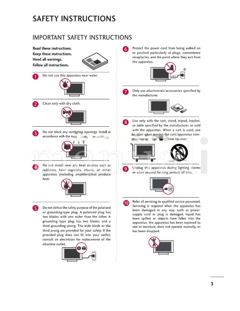 LG 42LH20RMA (124 pages) TV Operating Manual