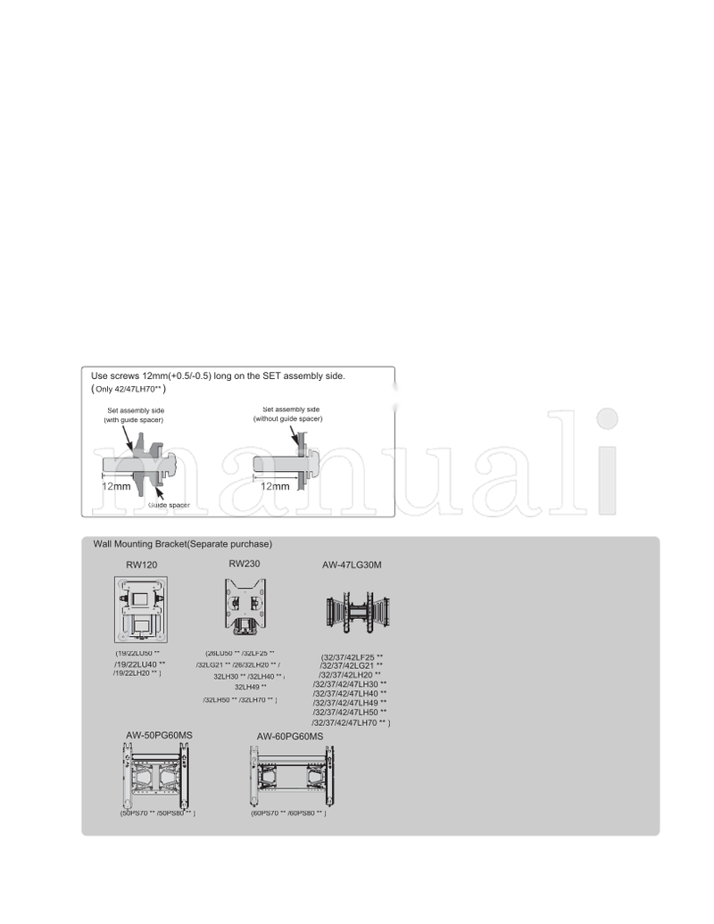 LG 42LH5000 (176 pages) TV Operating Manual