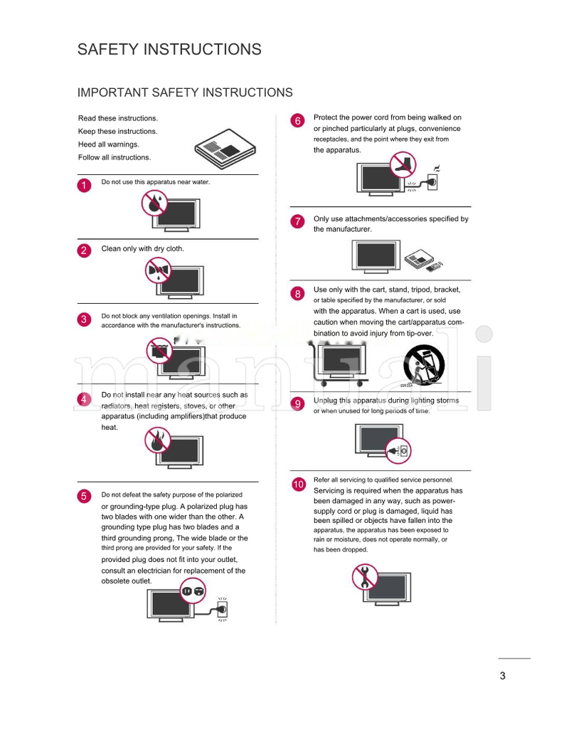 LG 42SL90QR 42LH90QR 47SL90QR 47LH90QR 19LH20R 32LH30FR 22LH20R (126 pages) TV Operating Manual