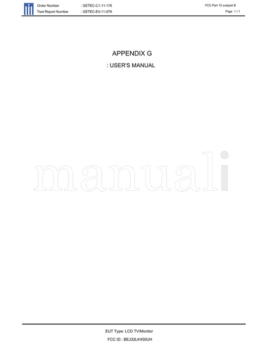 LG 42LK430-UA (126 pages) TV Operating Manual