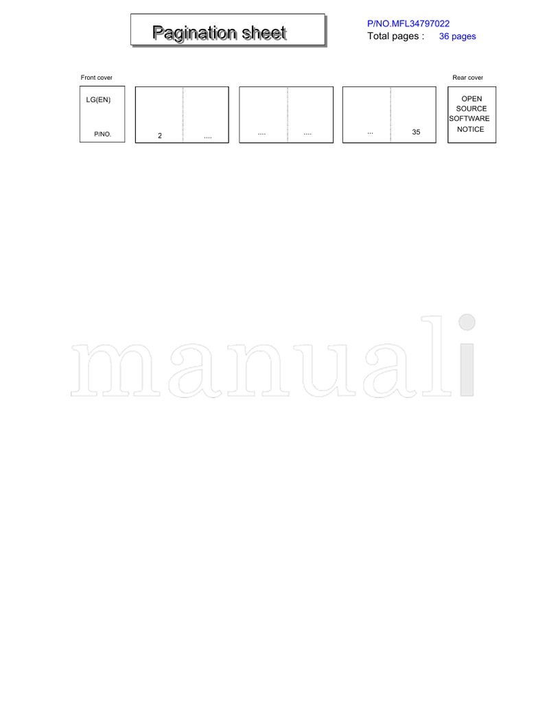 LG 32LB9D-UJ 60PB4DA-UA 185mm S7-93391 32LB9D 60PB4DA (38 pages) TV Operating Manual