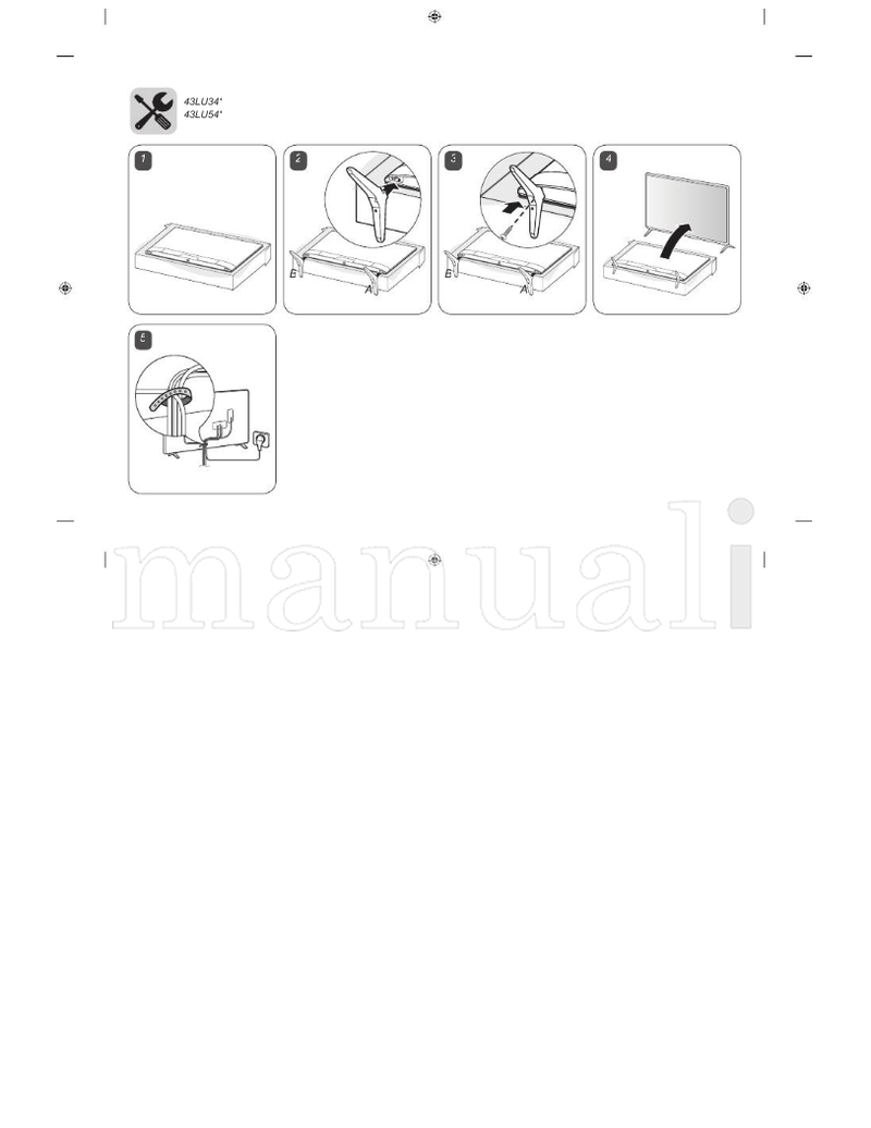 LG 49LU34* 43LU34* 43LU54* 49LU54* LU34* LU54* (40 pages) TV Operating Manual
