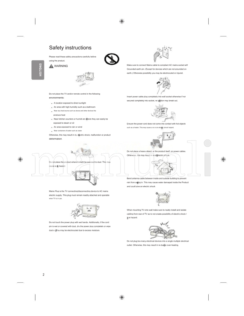 LG *MFL68931012* (104 pages) TV Operating Manual