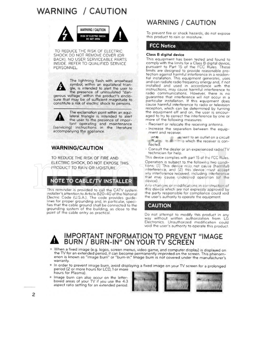 LG 820-40 (263 pages) TV Operating Manual