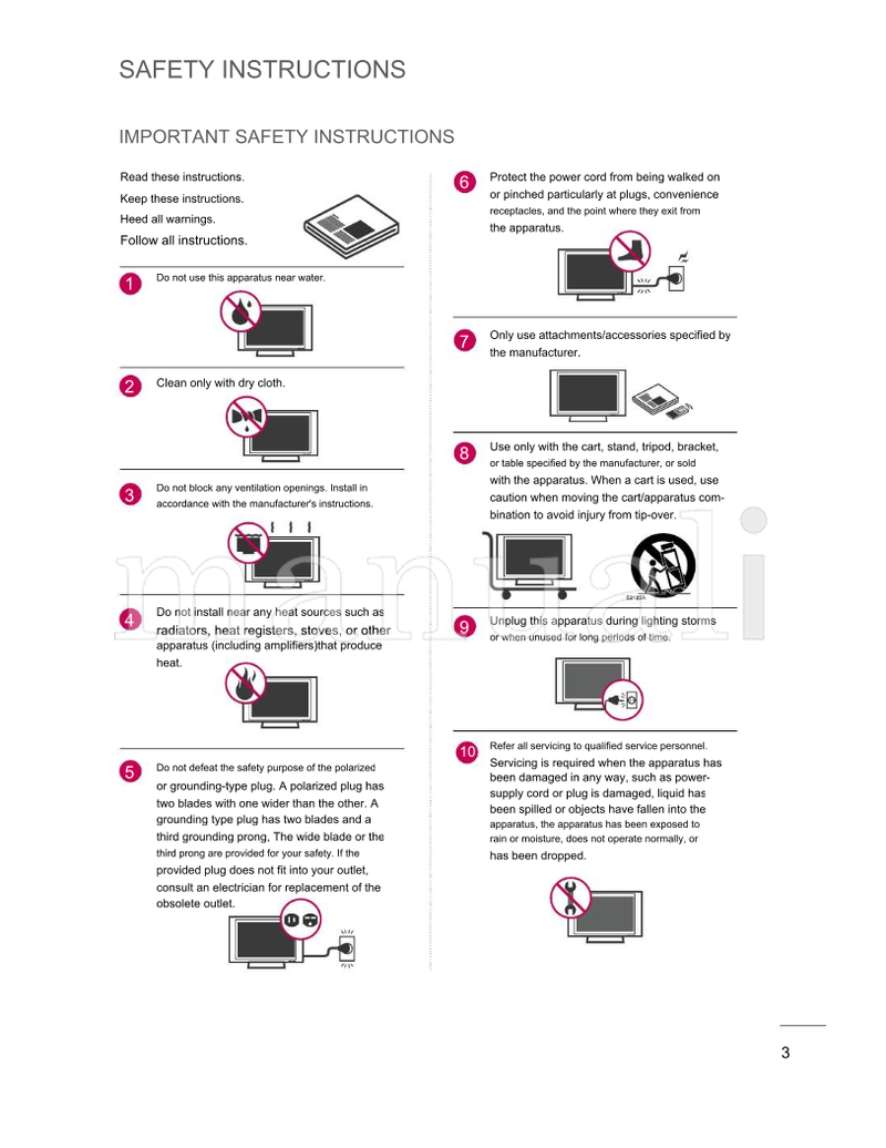 LG 19LH20R 22LH20R 42LH90QR 26LH20R 47LH90QR 32LH20R 42SL90QR (135 pages) TV Operating Manual