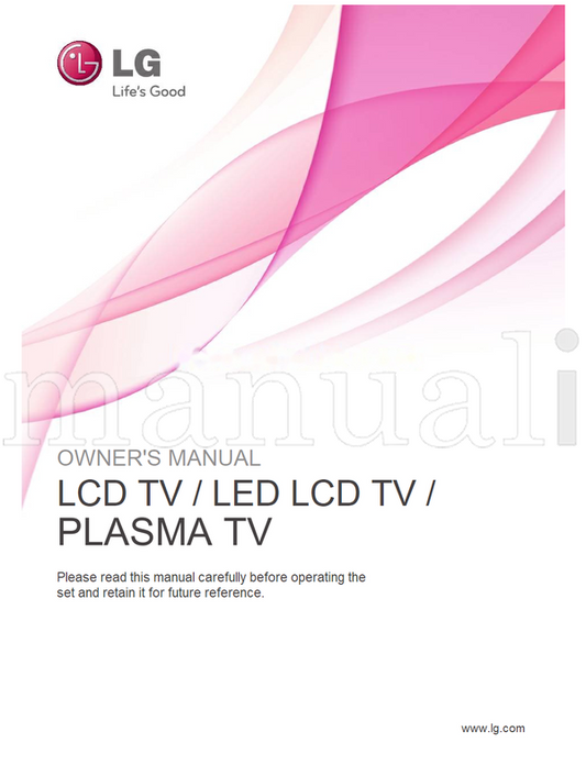 LG 47LW450U (142 pages) TV Operating Manual