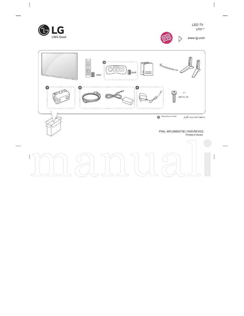 LG LF51** MFL68683736 (47 pages) TV Operating Manual