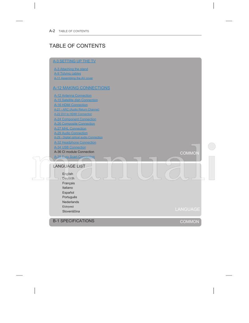 LG 49UB85 Series (99 pages) TV Operating Manual