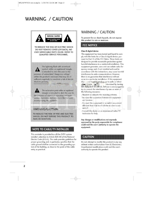 LG MFL34797033-en-simple 820-40 (33 pages) TV Operating Manual