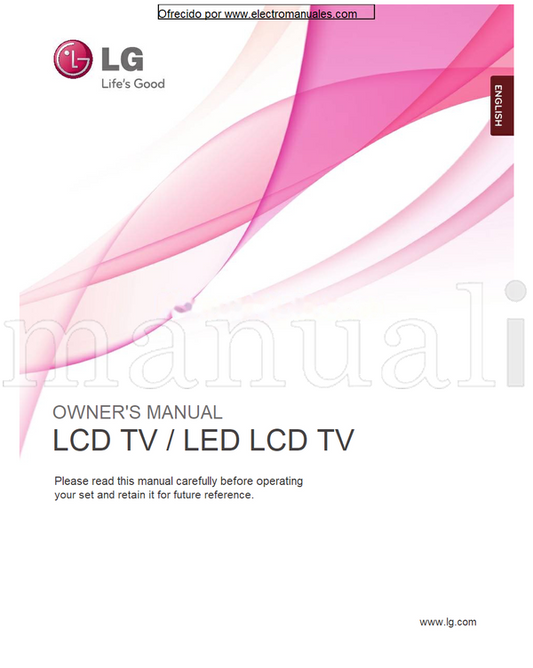 LG 55LE5308ZA (220 pages) TV Operating Manual