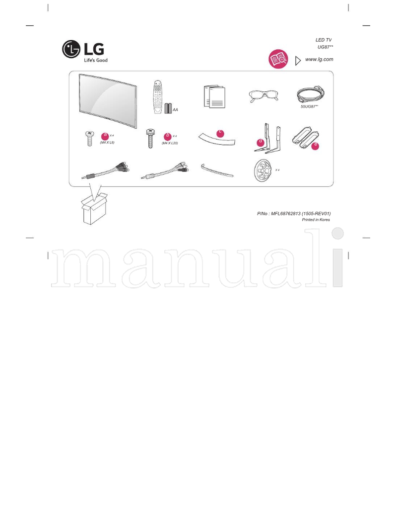 LG UG87** 55UG87** MFL68762813 (28 pages) TV Operating Manual