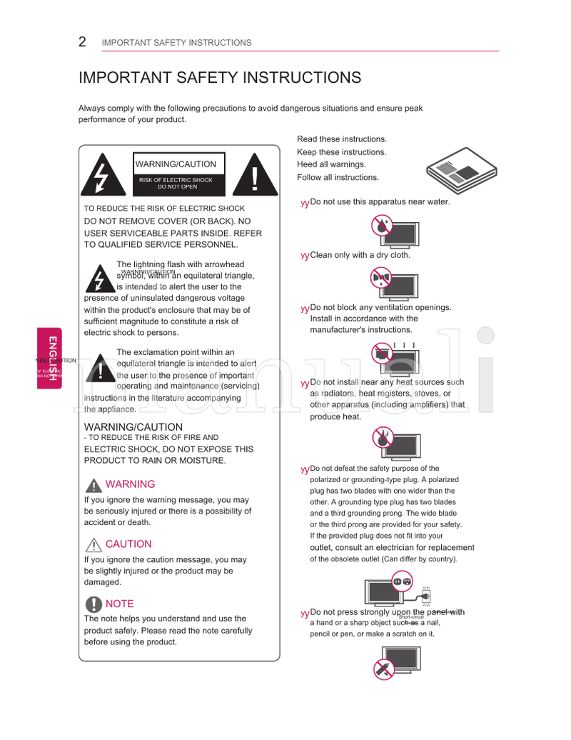 LG 49UB850T 65UB930T 55UB850T 65UB950T 60UB850T *MFL67987072* (120 pages) TV Operating Manual