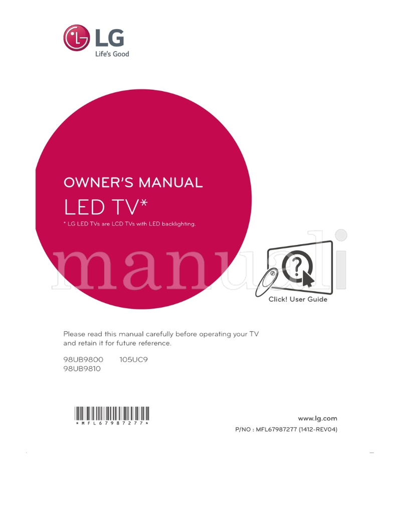 LG 98UB9800 105UC9 98UB9810 (56 pages) TV Operating Manual