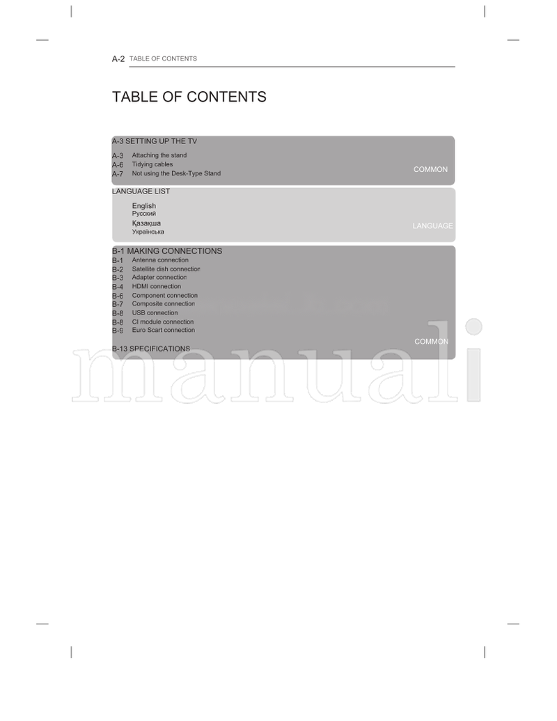 LG LS35** LS34** CS46** (120 pages) TV Operating Manual