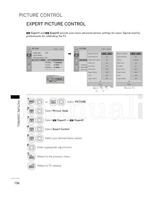 LG Expert1 Expert2 (73 pages) TV Operating Manual