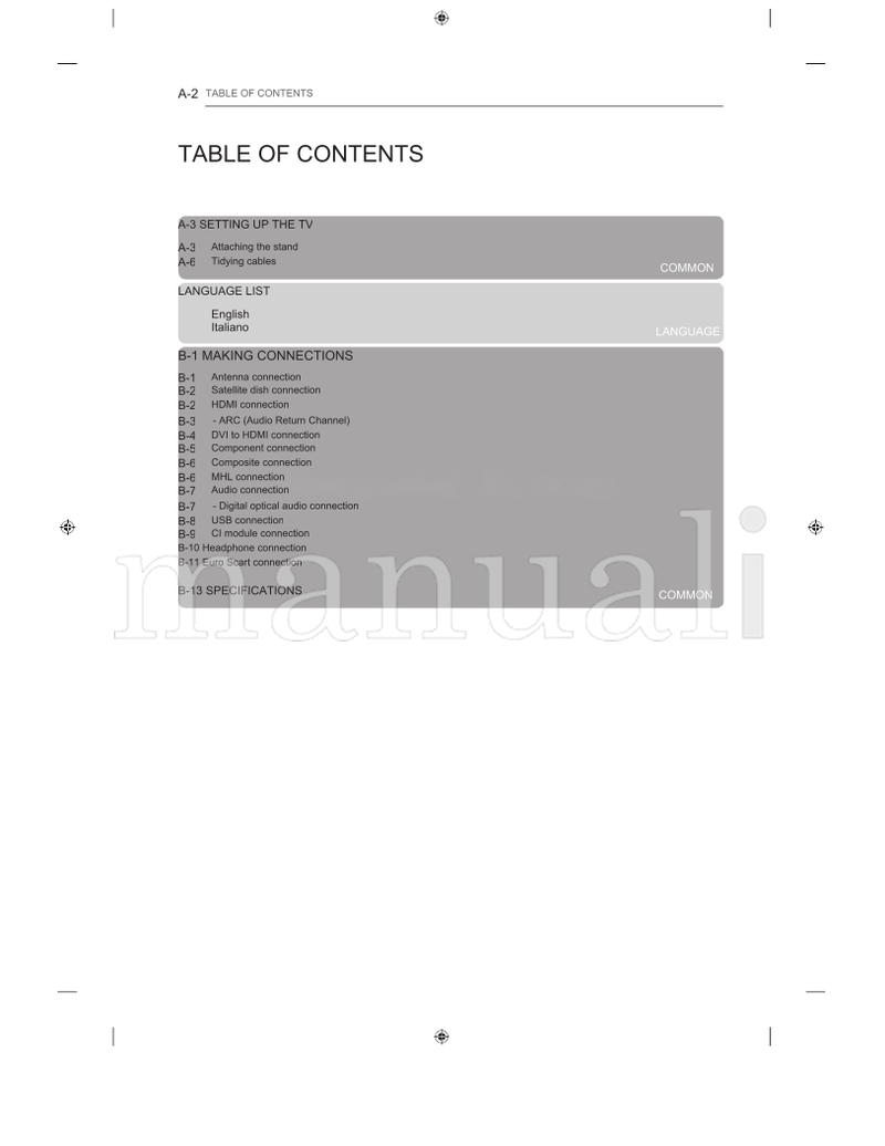 LG LA62** LN57** LA64** LA66** LA69** LA74** (100 pages) TV Operating Manual