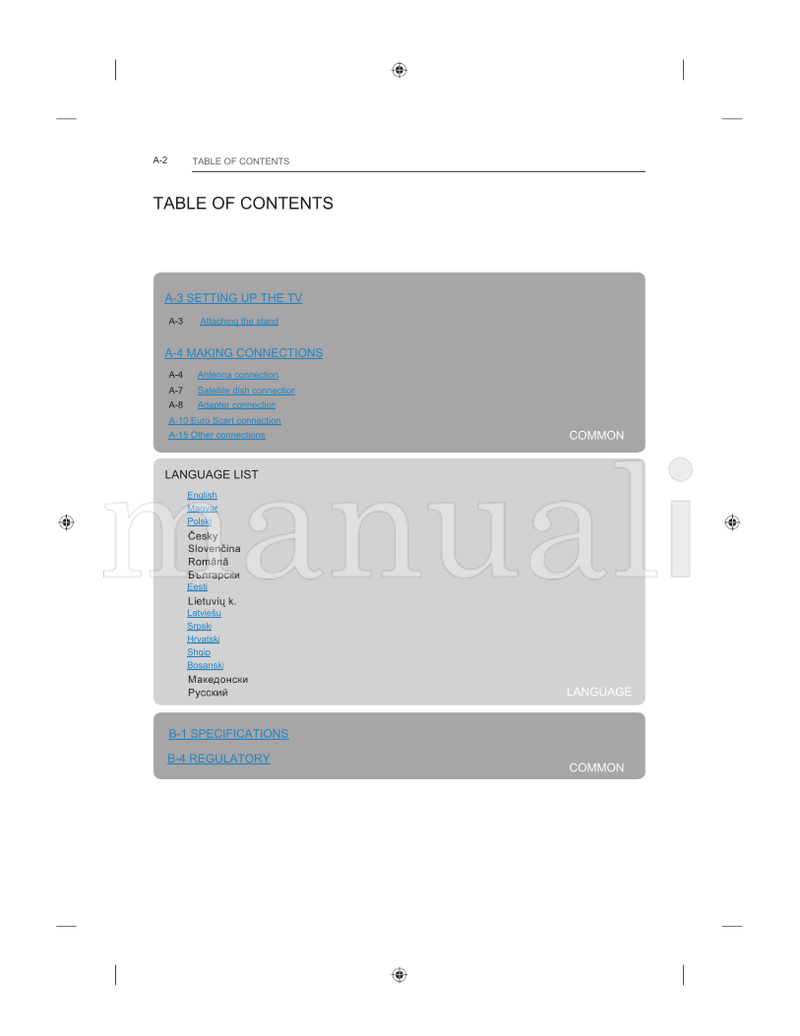 LG LB45** *MFL68024515* MFL68024515 (384 pages) TV Operating Manual