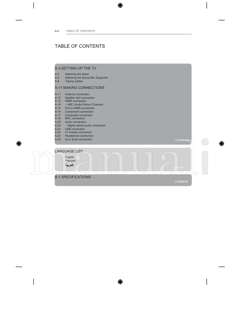 LG LB63** LB69** LB87** LB65** LB72** LB67** LB73** LB68** (136 pages) TV Operating Manual