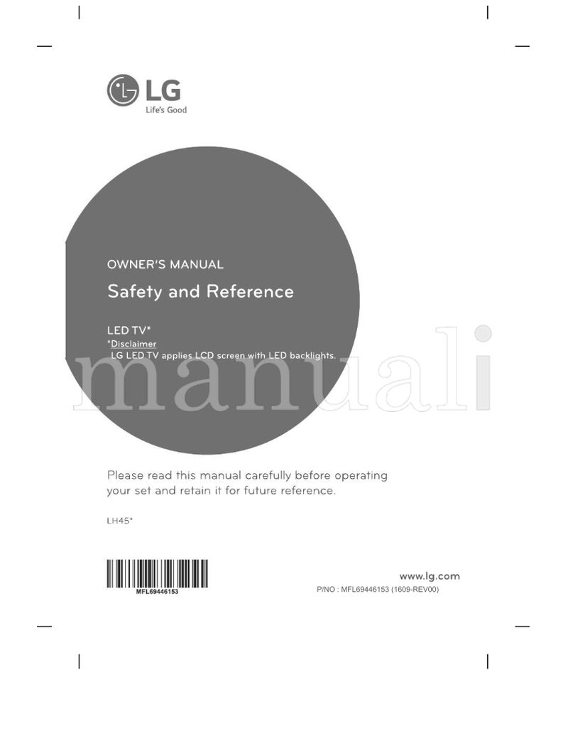 LG MFL69446153 (28 pages) TV Operating Manual