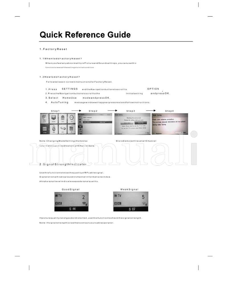 LG LN41 Series (48 pages) TV Operating Manual