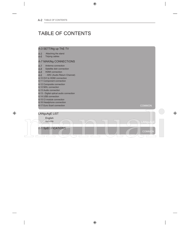 LG LA62** LA71** LN57** LA64** LA74** LN61** LA66** LN65** (100 pages) TV Operating Manual