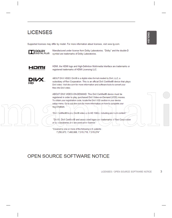 LG LS34** LM34** CS46** CS47** MFL67360812 (40 pages) TV Operating Manual