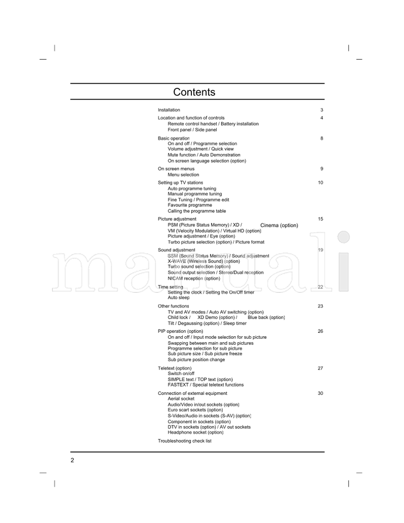 LG 486-403B (32 pages) TV Operating Manual
