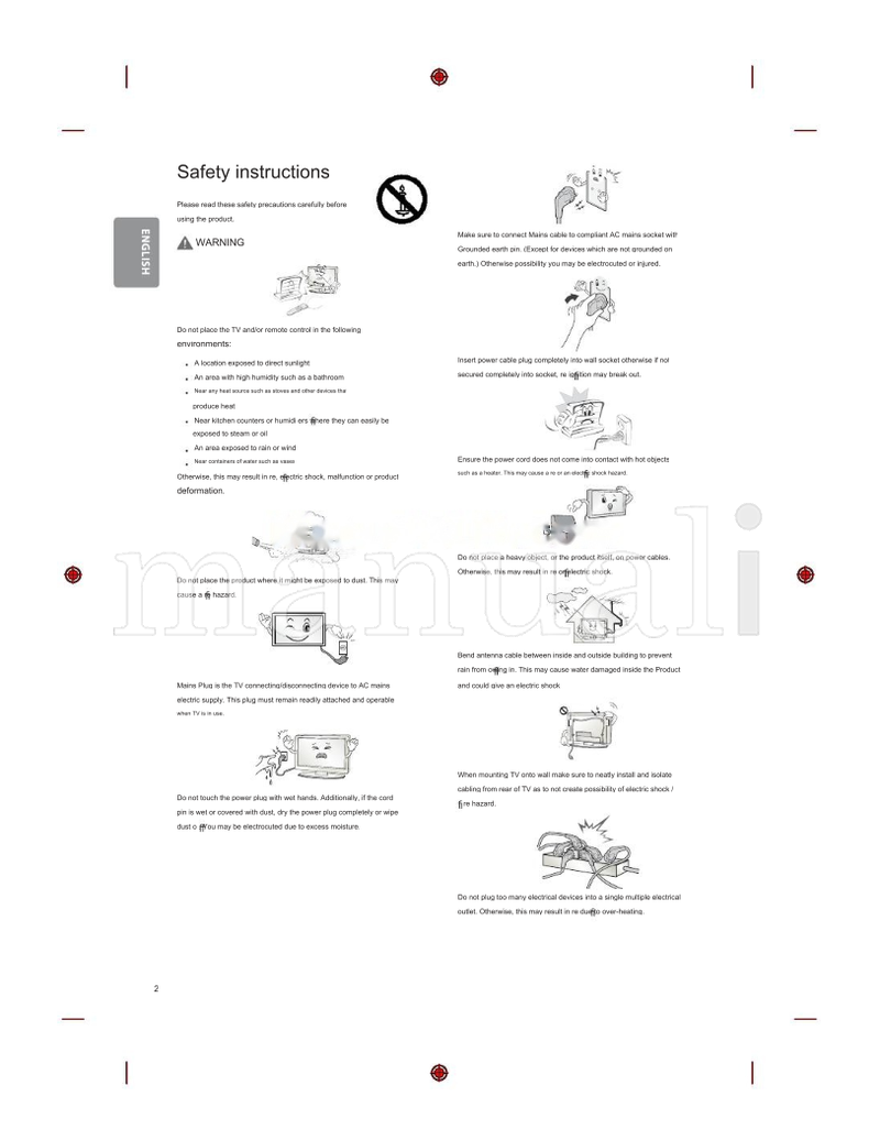 LG *MFL69309711* MFL69309711 (304 pages) TV Operating Manual