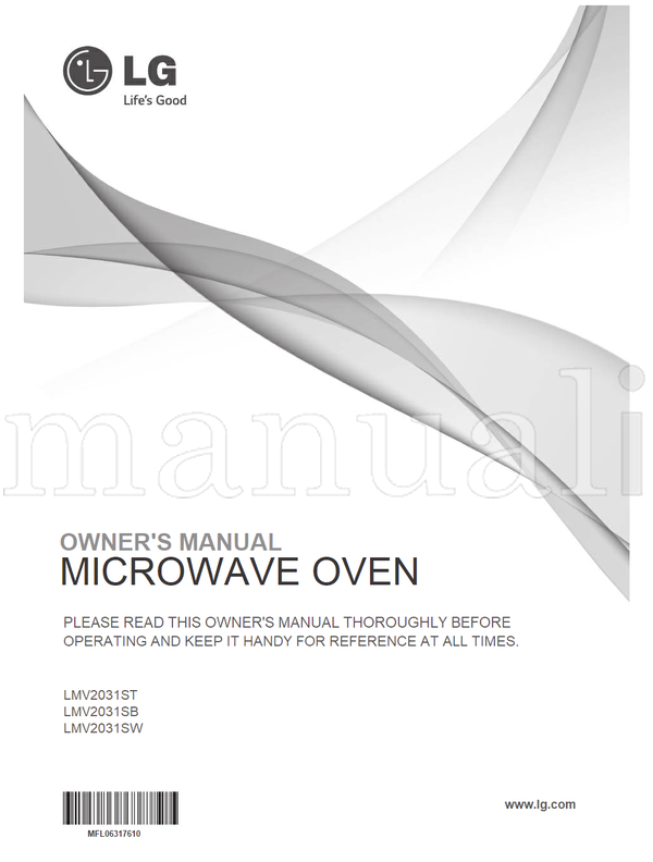 LG LMV2031ST LMV2031SB LMV2031SW MFL06317610 (32 pages) TV Operating Manual