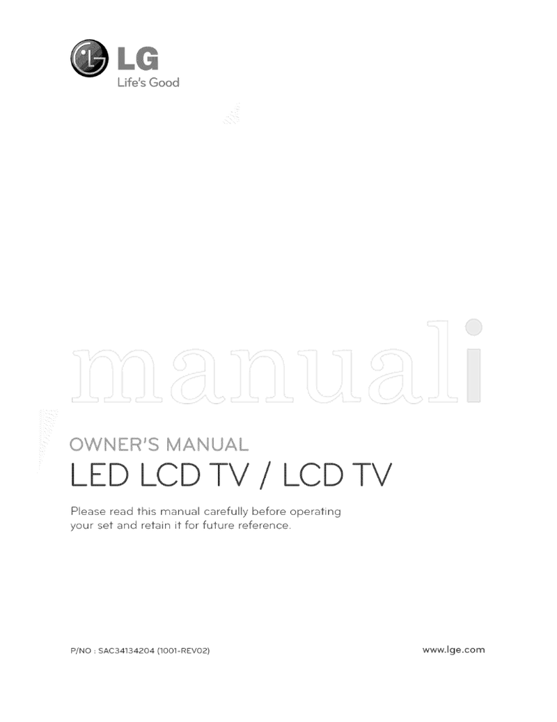 LG SAC34134204 (212 pages) TV Operating Manual