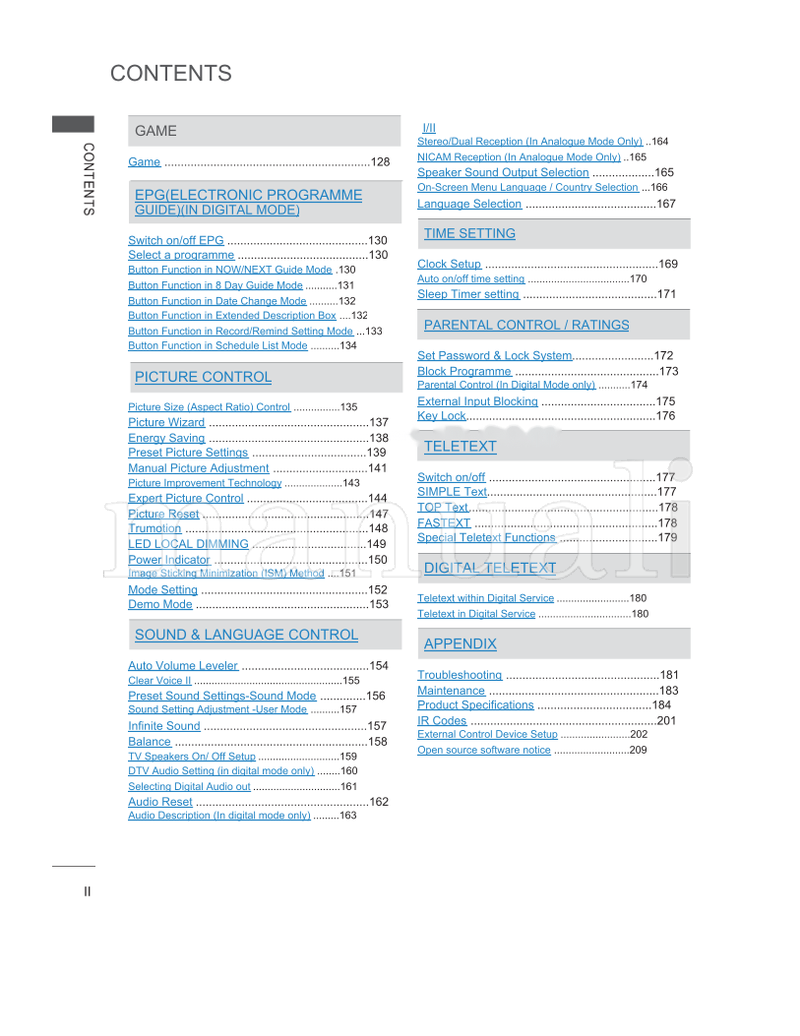 LG LSW100B LSW100BG 32LE5 32LE7 32LD4 32LD6 32LD7 32LD8 32LV5 (289 pages) TV Operating Manual