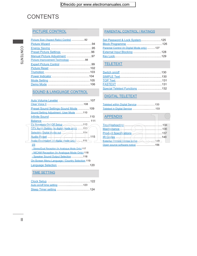 LG LSW200B LSW100B LSW200BG LSW100BG 32LD3 32LD4 32LD5 32LE3 (220 pages) TV Operating Manual