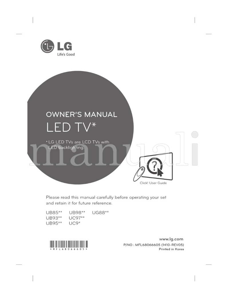 LG UB85 Series (104 pages) TV Operating Manual