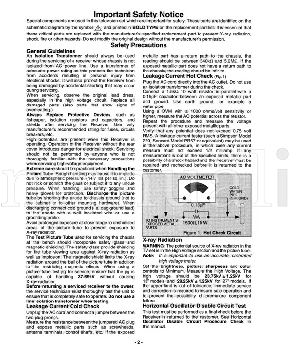 Panasonic MTNCO000101C1 CT-13R31B MGP328 CT-13R31CB CT-13R41B (53 pages) TV Service Manual