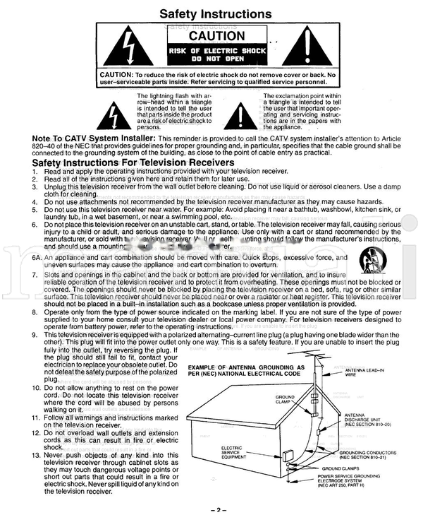 Panasonic TQB2A0772 (28 pages) TV Operating Manual