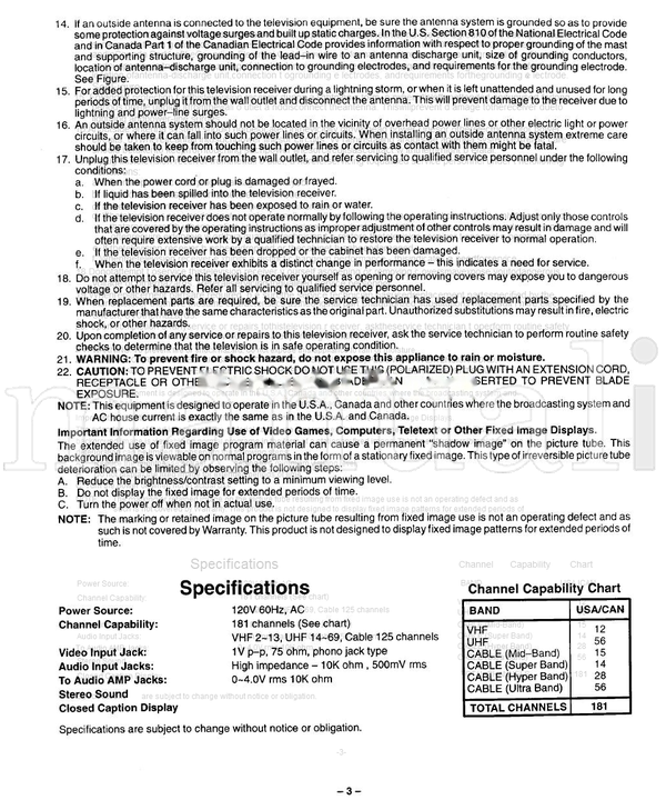 Panasonic TQB2A0772 (28 pages) TV Operating Manual