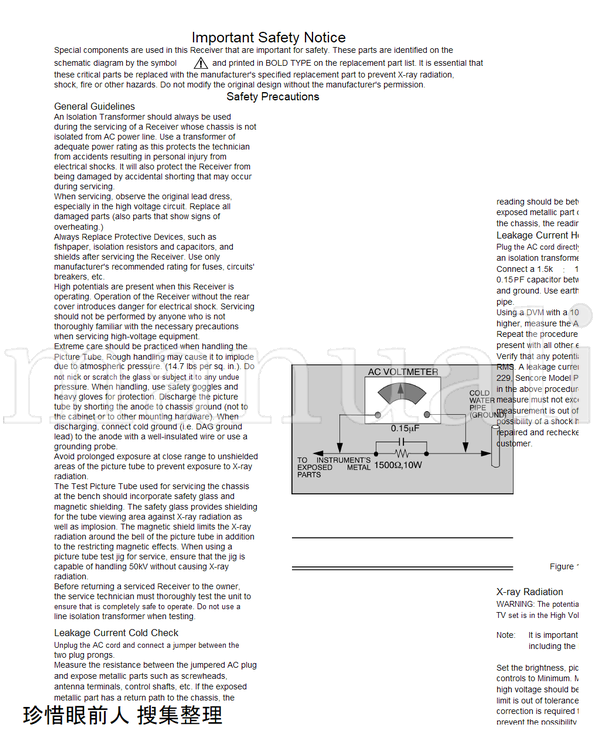 Panasonic NA6DVD CT-20DC50B QQ362399998 MTNC000939C1 AP348 (66 pages) TV Service Manual