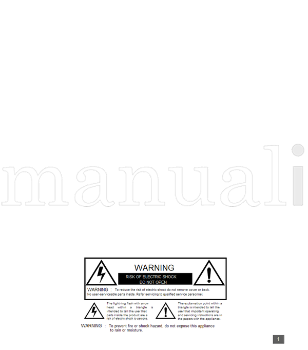 Panasonic 1-800-211-PANA CT-20SX11 CT-F2111 CT-F2111X CT-F2121L (38 pages) TV Operating Manual