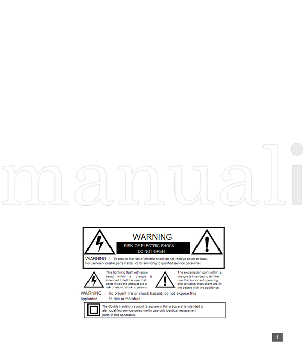 Panasonic CT-24SX11 CT-24SX11U 1-800-211-PANA CT-F2511 CT-F2511X (50 pages) TV Operating Manual