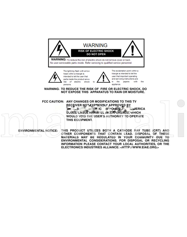 Panasonic CT24SX12 (72 pages) TV Operating Manual